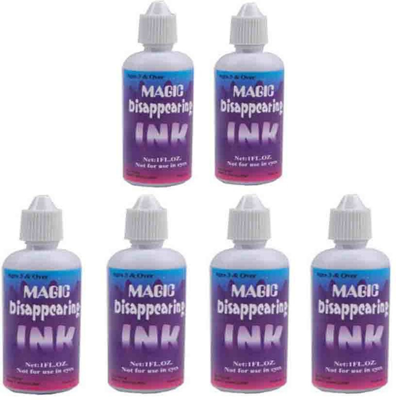 VK MART Disappearing Magic Ink for Pranks Pack of 6pc Magic Kit Gag Toy(Multicolor)