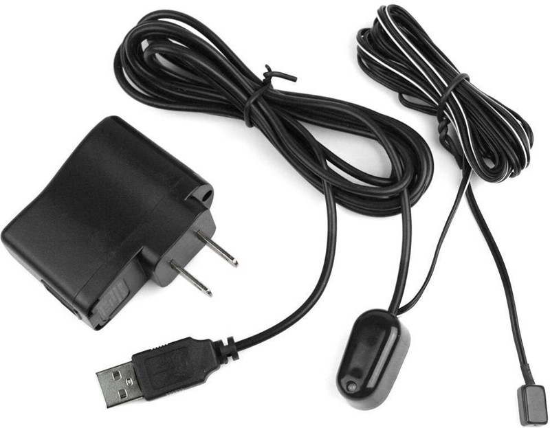 divinezon TV-out Cable IR Infrared Remote Control Extender 1 Receiver 4 Emitter Repeater System(Black, For TV)