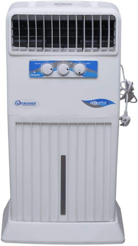 cruiser eco-50 air cooler Tower Air Cooler(White, 50 Litres)
