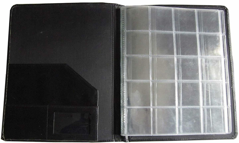 10cr Coin Storage Album with Coin Holder - Black (200 Pocket) Album(Photo Size Supported: 2*2 inch)