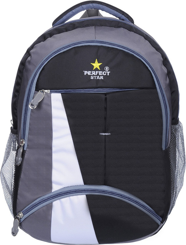 perfect star b2 backpack black withe patti raincover 30 L Backpack(Black)