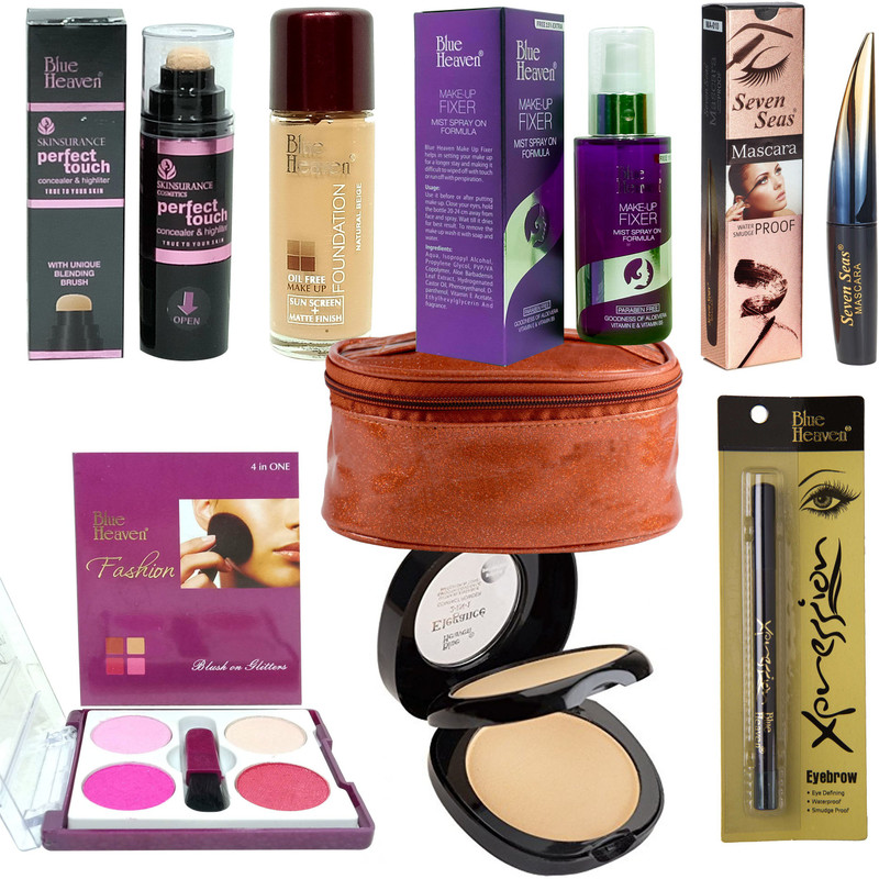 indiaglee Makeup Combo Set of 7 PCs(8 Items in the set)