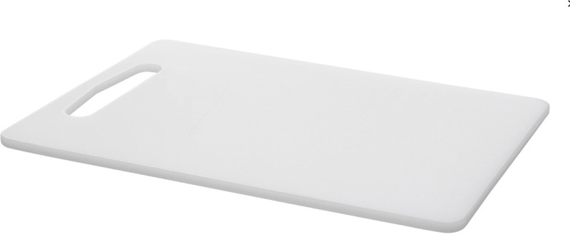 Protos India.Net vPlastic Rectangular Cutting Board Plastic Cutting Board(White Pack of 1 Dishwasher Safe)