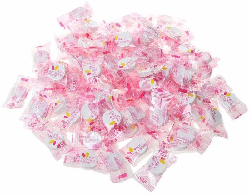 saan 50 PC Cotton Compressed Facial Dry Mask Sheet(Pack of 50)