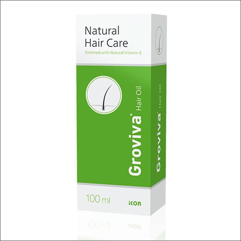 groviva Natural Hair Care Enriched with Natural Vitamin E Hair Oil(100 ml)