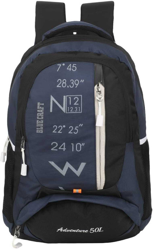 bluecraft 17 inch Laptop Backpack(Black, Blue)