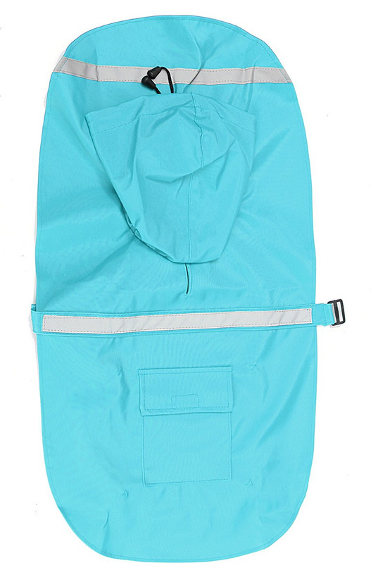 mtqsun Raincoat for Dog(Blue)