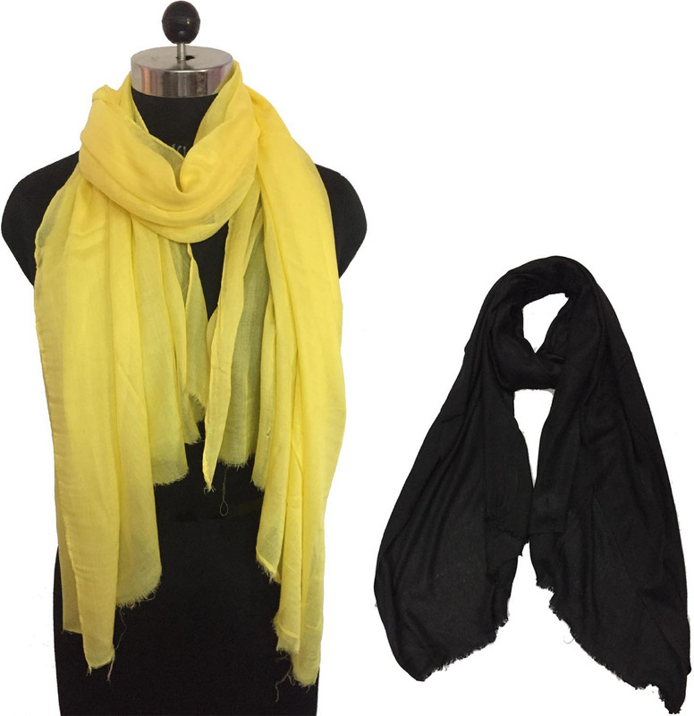 pracwal Solid Rayon Women Stole