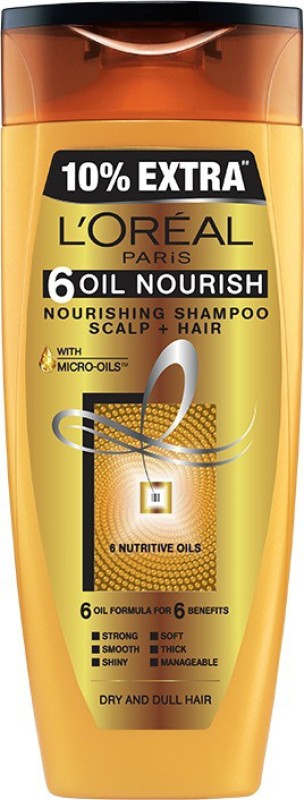 L'Oreal Paris 6 Oil Nourish Shampoo Women(175 ml)