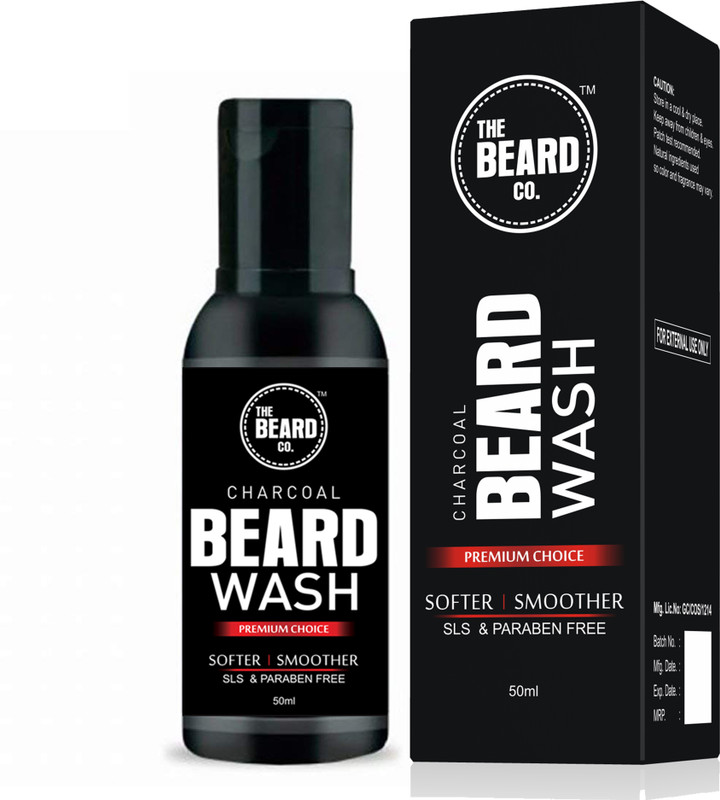 THE BEARD COMPANY Activated Charcoal Beard Wash, Premium Choice 50ml(50 ml)