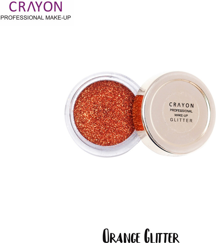 crayon orange glitter(orange)