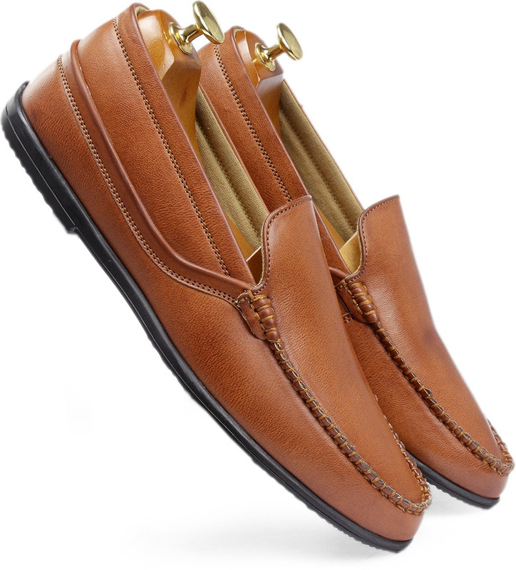 Bacca Bucci Mens Loafers-Italian dress Casual loafers for men Slip-on Driving Shoes-Tan Loafers For Men(Tan)