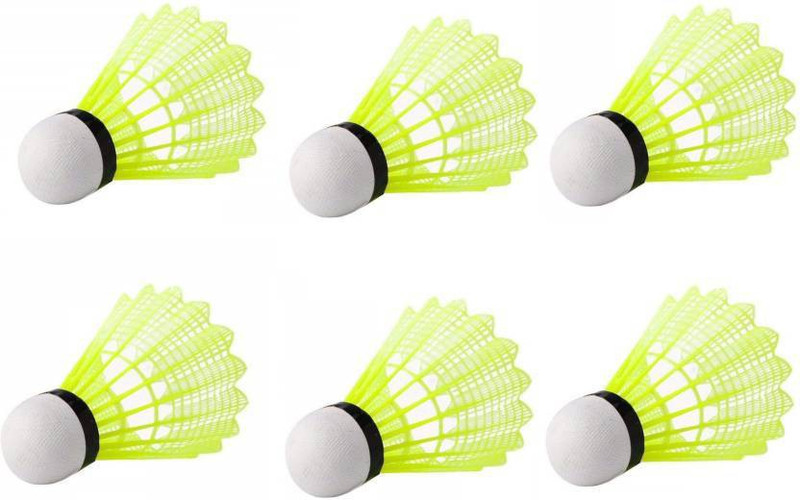 NEEVA sc30 Plastic Shuttle  - Green(Medium Fast, 78, Pack of 6)
