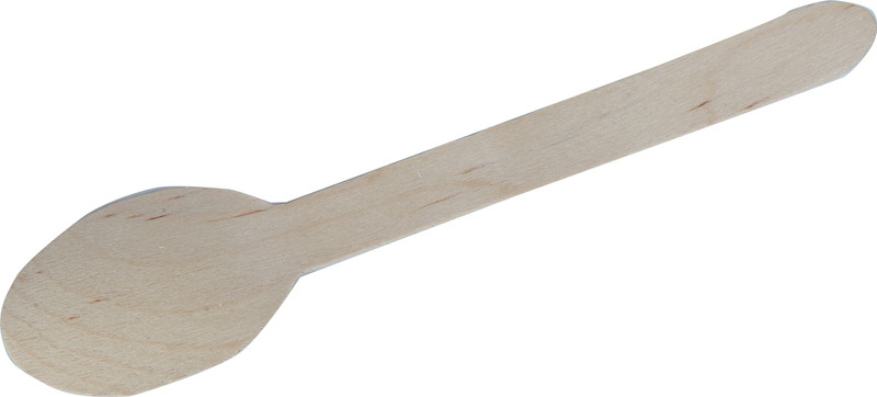 san pareil Disposable Wooden Table Spoon Set(Pack of 100)