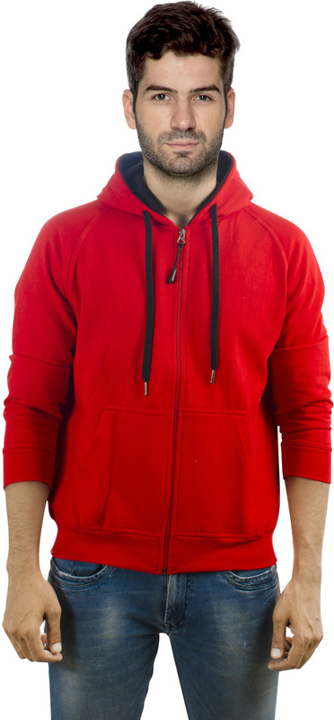 Ruffty Full Sleeve Solid Men Sweatshirt