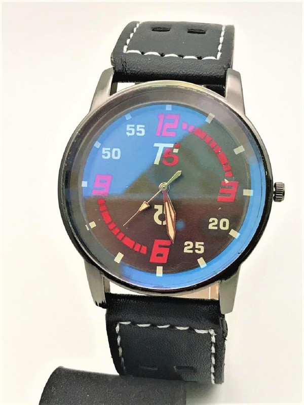 track5 T5_9898 LEATHER BELT -MAN AND BOY WATCH T5-9898 LEATHER BELT WATCH Analog Watch  - For Men