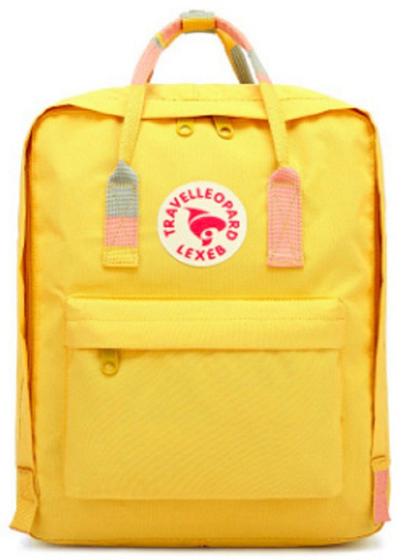 dfactor Japanese Style Bagpack Laptop Bag Waterproof Backpack(Yellow, 20 L)