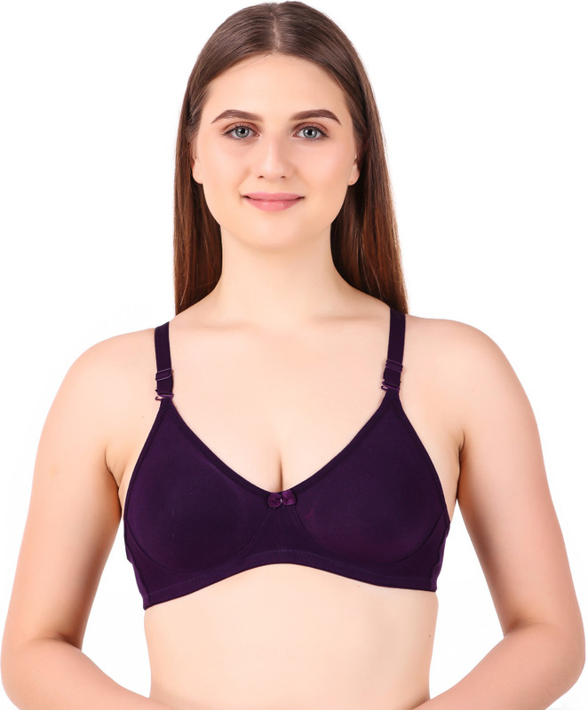 pink diamond byPink Diamond Maria Women, Girls Push-up Non Padded Bra(Purple)