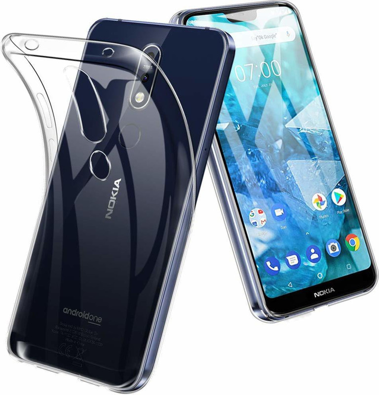 statement Back Cover for Nokia 7.1 Plus(Transparent, Grip Case, Silicon)