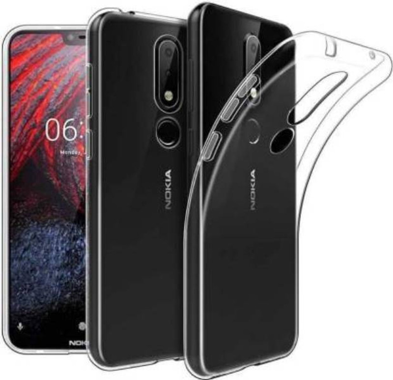statement Back Cover for Nokia 6.1 Plus, Nokia 6.1 Plus(Transparent, Grip Case, Silicon)