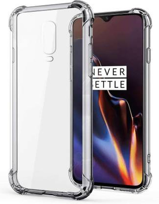 rs mobizilla Bumper Case for OnePlus 6T(transparent, Silicon)