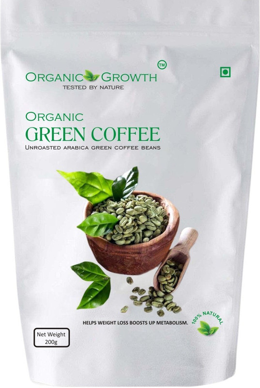 organic growth Green Coffee beans Instant Coffee(200 g, Green Coffee Flavoured)