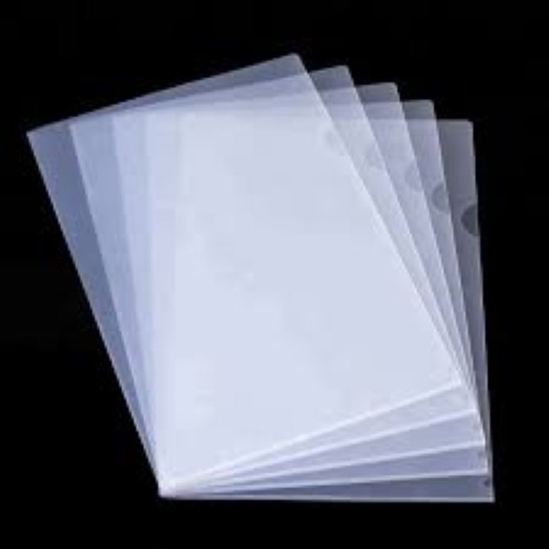 lucky plastic Plastic Folder(Set Of 20, Clear)
