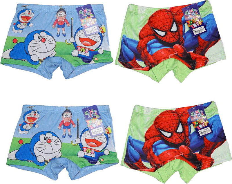 continue star Panty For Girls(Blue, Pack of 4)