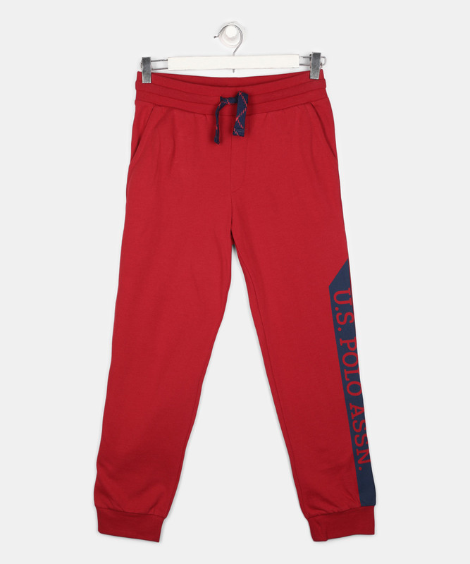 kids red track pants