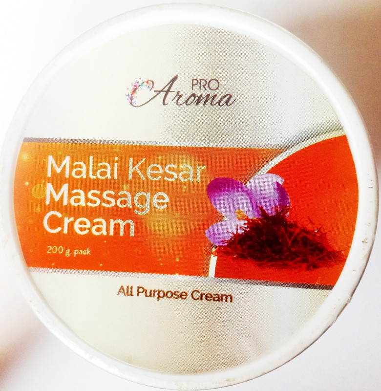 pro aroma MALAI KESAR MASSAGE CREAM ( PACK 1 )(200 g)