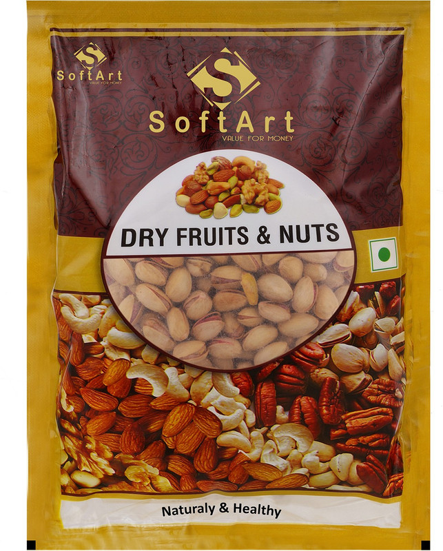Soft Art 100% Natural Roasted & Salted Pistachios(500 g)