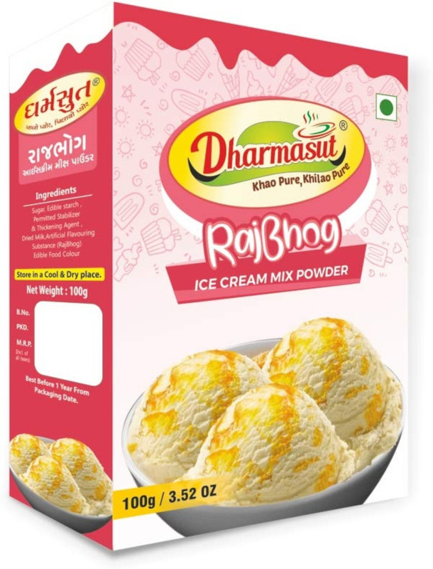 dharmasut Rajbhog Ice Cream Powder Pack of 3 (300g) 300 g(Pack of 3)