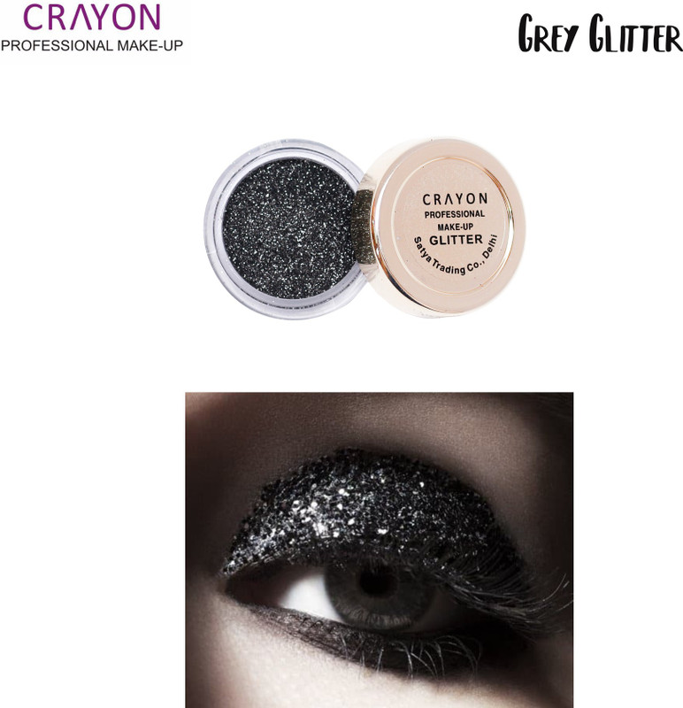 crayon grey glitter(grey)