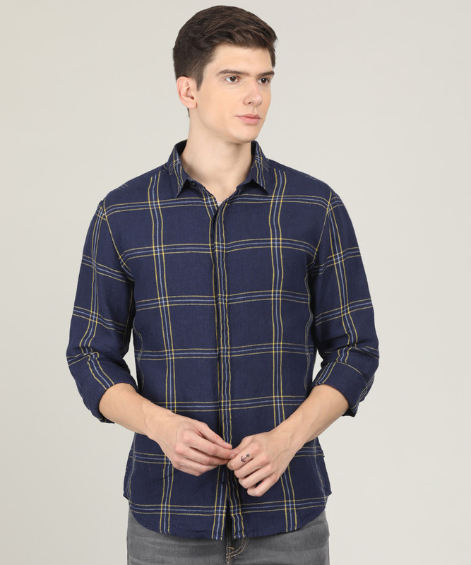 levi check shirt mens