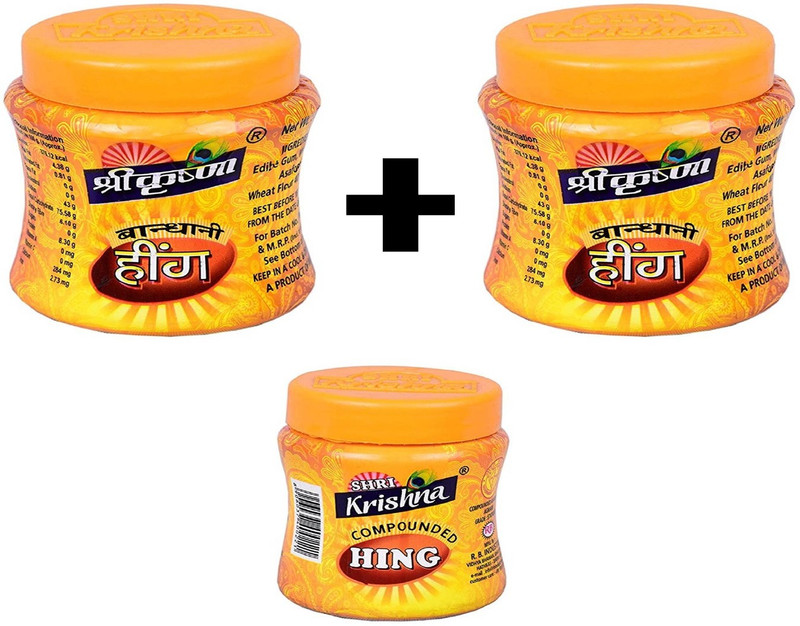 shri krishna hing Compound Hing Combo(3x 50gmx50gmx25gm)(3 x 41.67 g)
