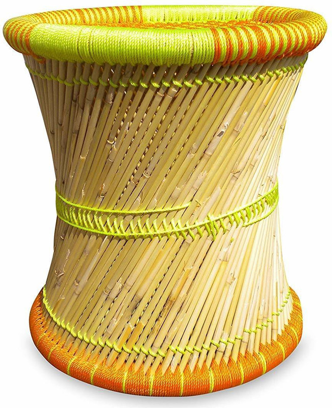 rajasthani handmade mudda Stool(Multicolor)