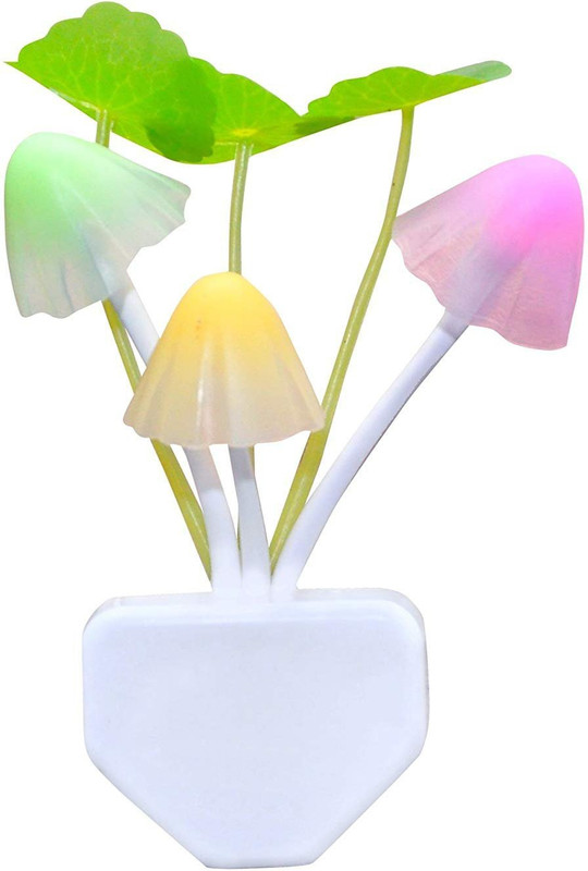 fashionhike Colour Changing Automatic Sensor, led automatic on/off Mushroom Night Night Lamp(12 cm, Multicolor)