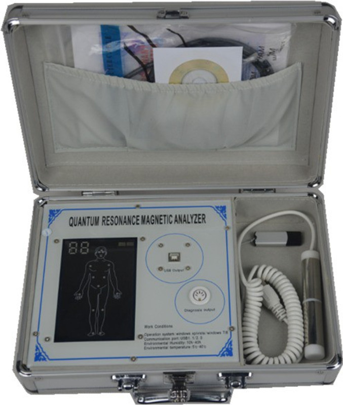 prime health quantum resonance magnetic analyzer Body Fat Analyzer(Silver)