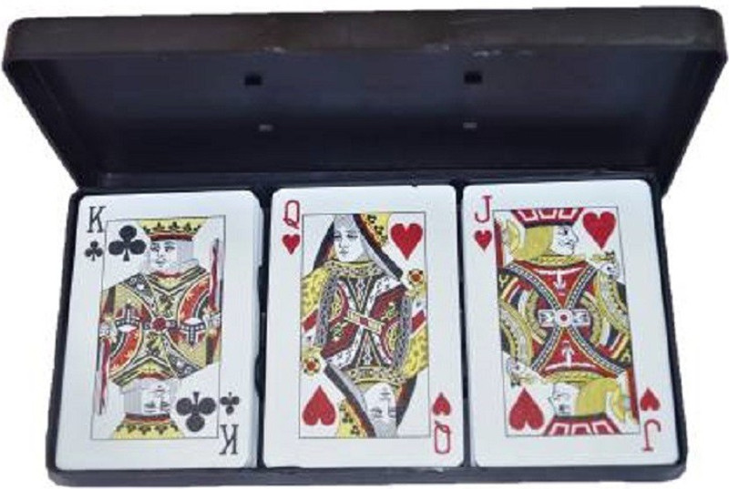 Atabz Rummy playing Cards 3set(Multicolor)