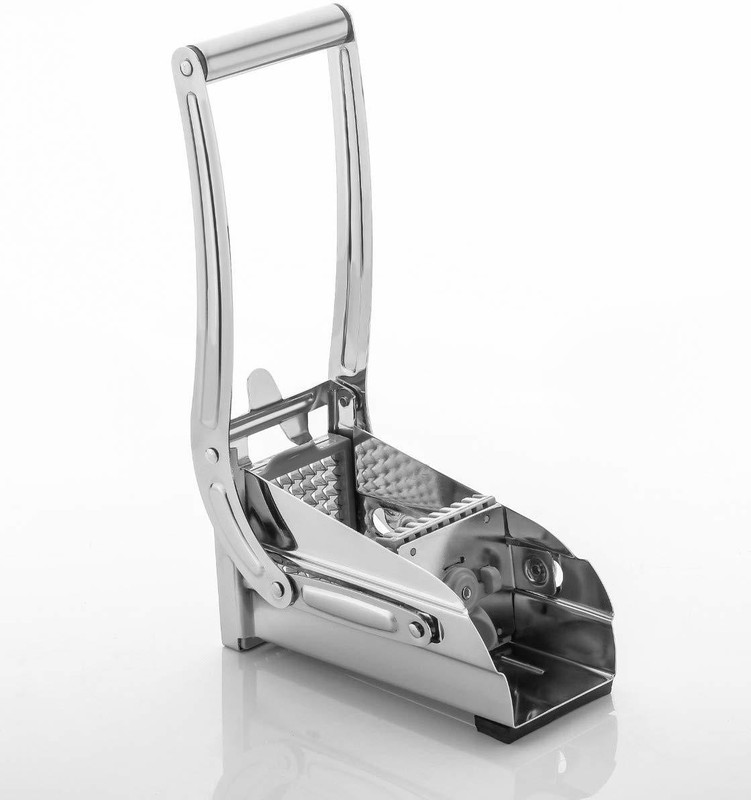 crownmart French Fries potato Cutter Salad Vegetable Chipper with 2 Blades Vegetable Chopper(1 x 1 chopper)