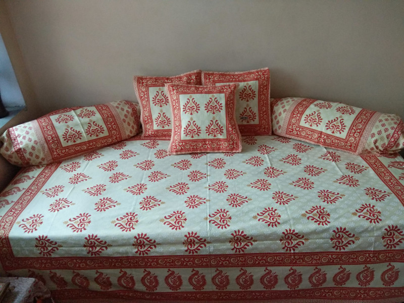 sapphirelanes Cotton Geometric Diwan Set