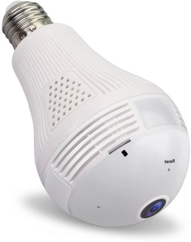 effulgent Bulb Shape Fisheye 360? Panoramic Wireless WiFi 1.3 Mp 960P Hd IP CCTV Security Camera with Sd Card Slot Security Camera Bulb Shape Fisheye 360? Panoramic Wireless WiFi 1.3 Mp 960P Hd IP CCTV Security Camera with Sd Card Slot Security Camera Security Camera(600 GB, 4 Channel)