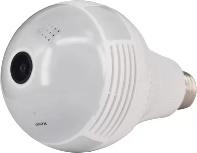 effulgent 360° 1080P Panoramic Light Bulb Night Vision Camera Home Surveillance IP CCTV Camera with Motion sensor, Wifi Wireless Lamp Camera Security Camera Security Camera(600 GB, 4 Channel)