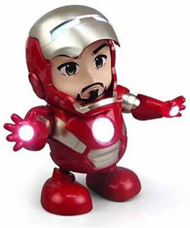 shreejienterprise Light Sound Music Robot Iron Man Hero(Multicolor)