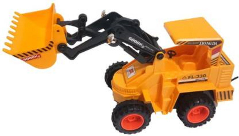 shubhcollection Wired Remote Control Battery Operated JCB Crane for Kids(Yellow)