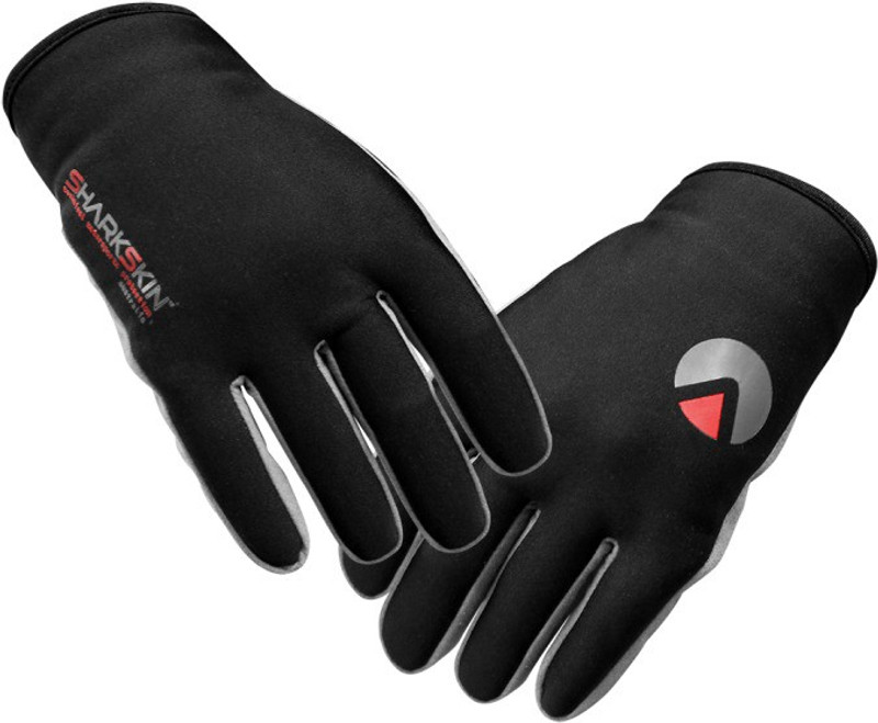 sharkskin Watersports Gloves (Large) Diving Gloves(Black)