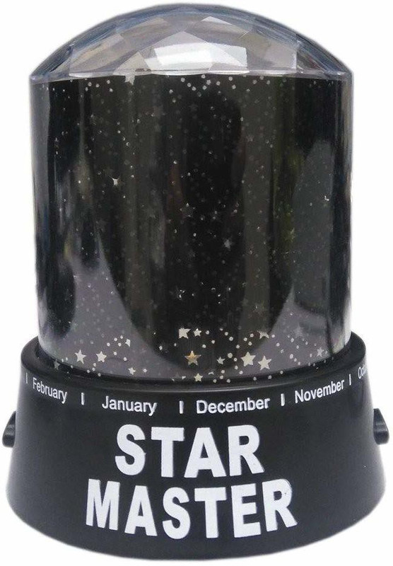 siddhmurti New Sky Star Master Projector Lamp Projection for Kids Bedroom with LED Light Night Lamp(10 cm, Multicolor)