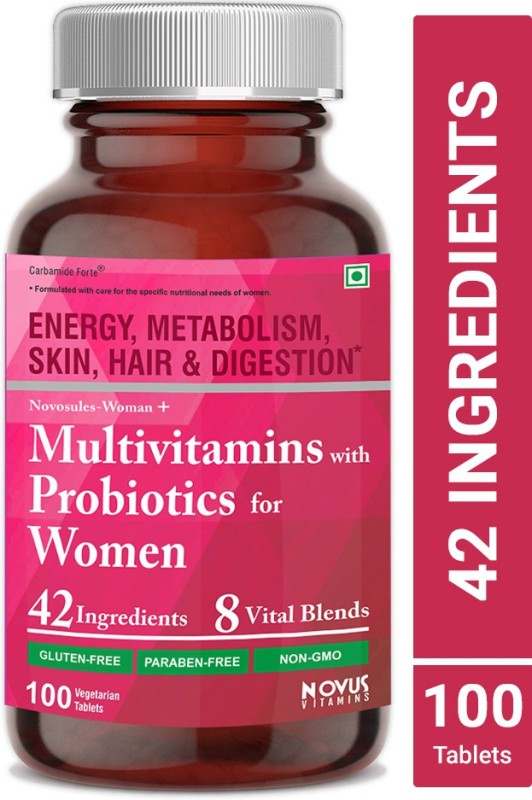 Carbamide Forte Multi s for Women with Biotin & 41 Other Ingredients & 8 Vital Blends(100 No)