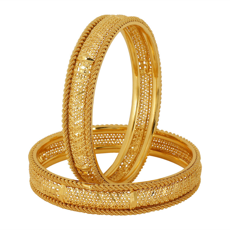 indian fashion jewellery Alloy Bangle(Pack of 2)