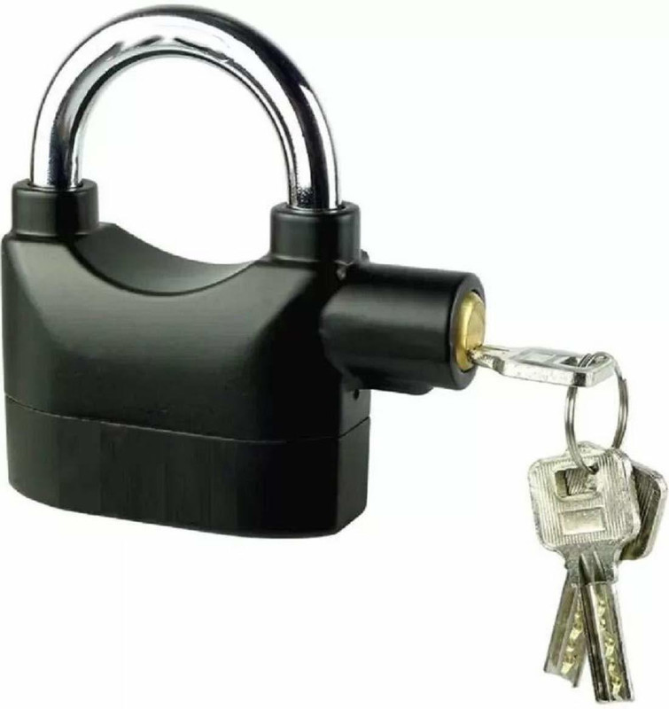techpitara Aluminium, Stainless Steel Metallic Electronic locks(Black)